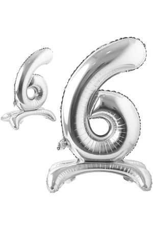 Ayaklı 6 Rakam Folyo Balon