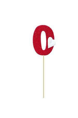 Eva Kalpli 0 Rakamı Kırmızı