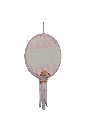 PartiPan Kapı Süsü Keten Ayıcıklı Pembe