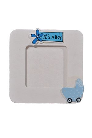 Ahşap Fotoğraf Çerçevesi Mavi 12 Adet