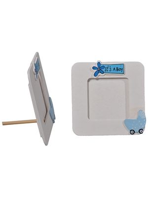 Ahşap Fotoğraf Çerçevesi Mavi 12 Adet