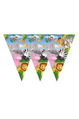 Safari Temalı Flama Bayrak 320 cm