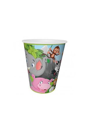 Safari Lisanslı Karton Bardak 8 Adet