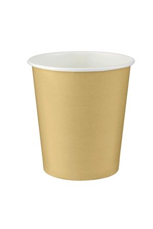 Karton Bardak Gold 8 Adet