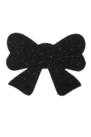 Siyah Fiyonk Simli Eva Süs 10'lu