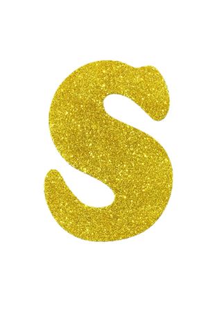 Eva Simli S Harf Altın 12 cm