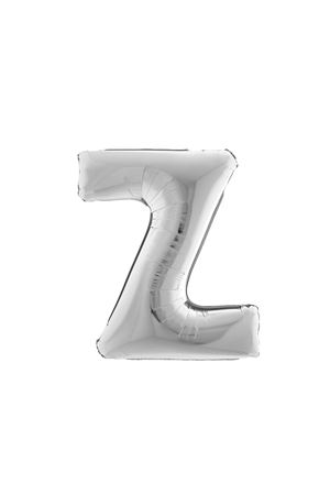 Z Harf Gümüş Folyo Balon 40 cm