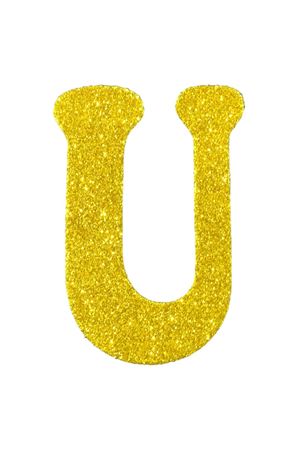 Eva Simli U Harf Altın 12 cm