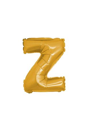 Z Harf Altın Folyo Balon 40 cm