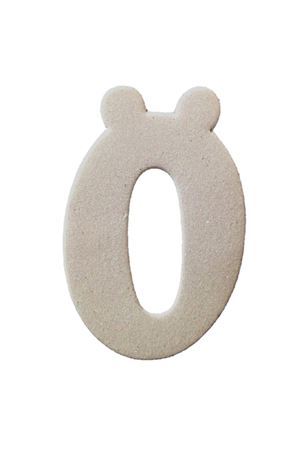 Eva Simli Ö Harf Beyaz 12 cm