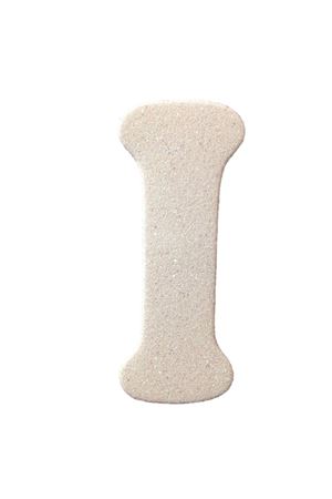 Eva Simli I Harf Beyaz 12 cm