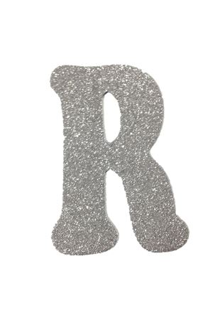 Eva Simli R Harf Gümüş 12 cm