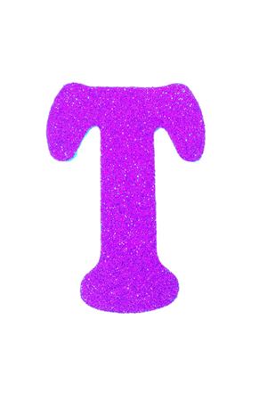 Eva Simli T Harf Fuşya 12 cm