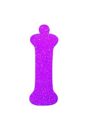 Eva Simli İ Harf Fuşya 12 cm