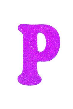 Eva Simli P Harf Fuşya 12 cm