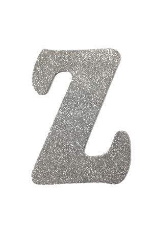 Eva Simli Z Harf Gümüş 12 cm