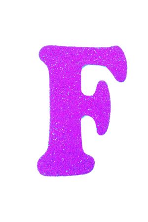 Eva Simli F Harf Fuşya 12 cm