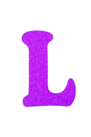 Eva Simli L Harf Fuşya 12 cm