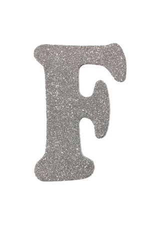 Eva Simli F Harf Gümüş 12 cm