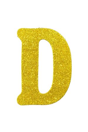 Eva Simli D Harf Altın 12 cm