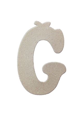 Eva Simli Ğ Harf Beyaz 12 cm