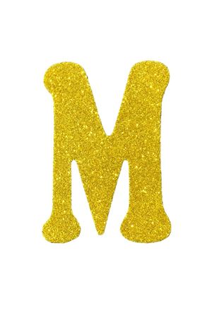 Eva Simli M Harf Altın 12 cm