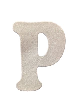 Eva Simli P Harf Beyaz 12 cm