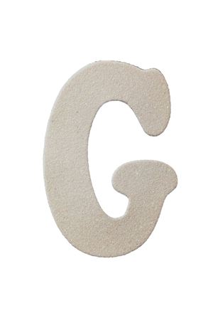 Eva Simli G Harf Beyaz 12 cm