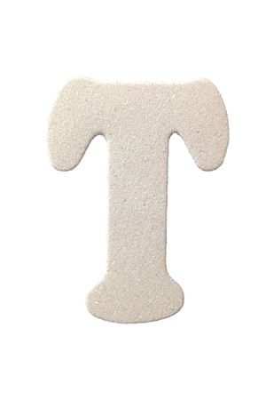 Eva Simli T Harf Beyaz 12 cm