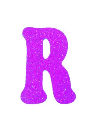 Eva Simli R Harf Fuşya 12 cm