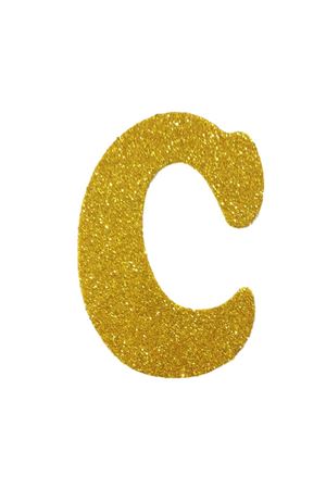 Eva Simli C Harf Altın 12 cm