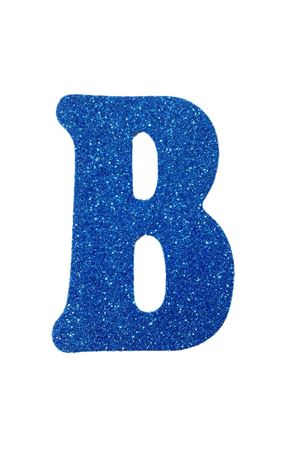Eva Simli B Harf Mavi 12 cm