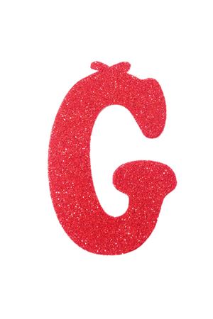 Eva Simli Ğ Harf Kırmızı 12 cm