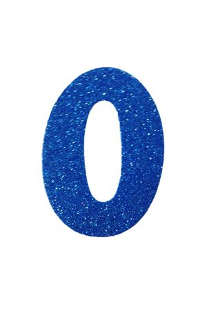 Eva Simli O Harf Mavi 12 cm