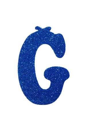 Eva Simli Ğ Harf Mavi 12 cm