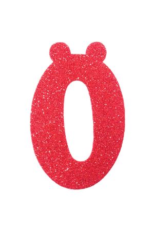 Eva Simli Ö Harf Kırmızı 12 cm