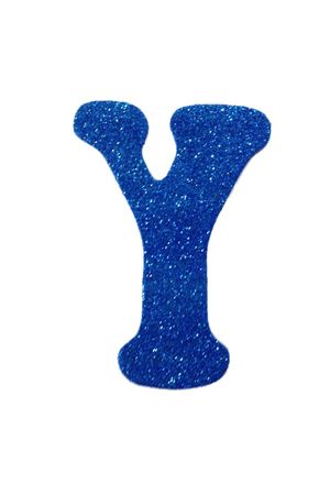 Eva Simli Y Harf Mavi 12 cm