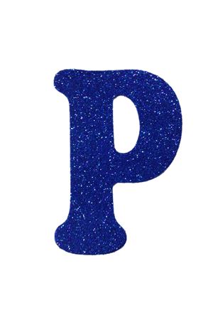 Eva Simli P Harf Mavi 12 cm