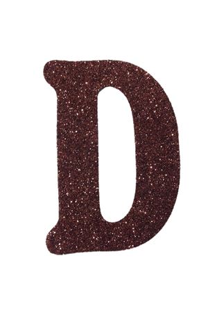 Eva Simli D Harf Kahverengi 12 cm