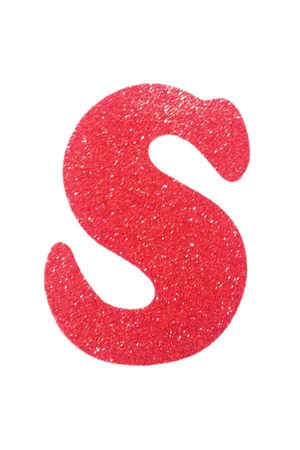 Eva Simli S Harf Kırmızı 12 cm