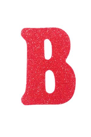 Eva Simli B Harf Kırmızı 12 cm