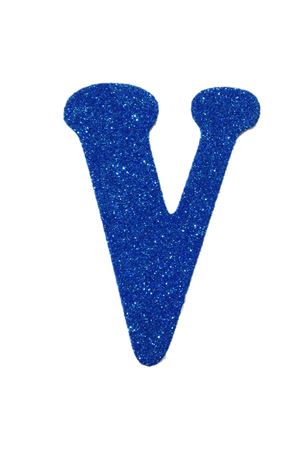 Eva Simli V Harf Mavi 12 cm