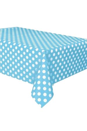 Kullan At Masa Örtüsü Puantiyeli Mavi