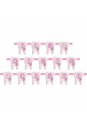 İlk Dişim Çıktı Banner Süs Pembe