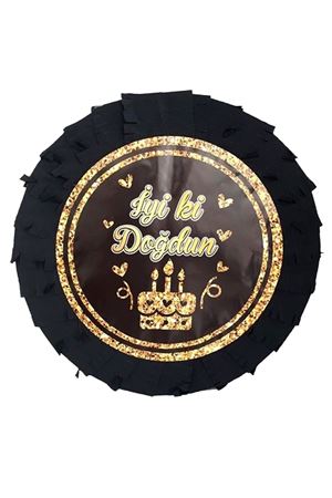 İyi ki Doğdun Pinyata Gold Renk