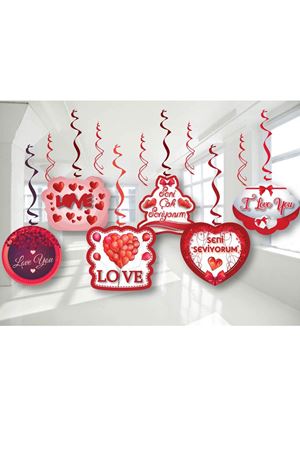 Seni Seviyorum Sarkıt Tavan Süsü