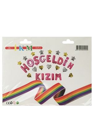 Hoşgeldin Kızım Folyo Balon