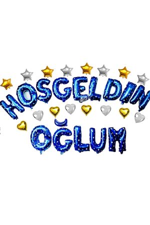 Hoşgeldin Oğlum Folyo Balon
