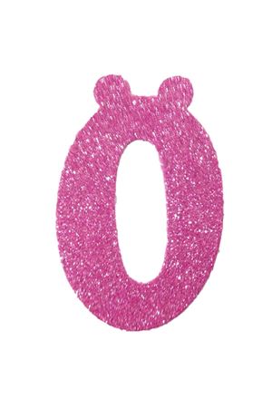 Eva Simli Ö Harf Pembe 12 cm