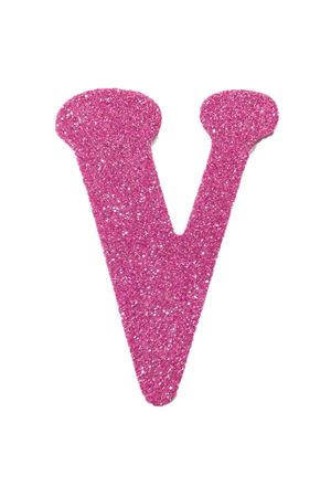 Eva Simli V Harf Pembe 12 cm